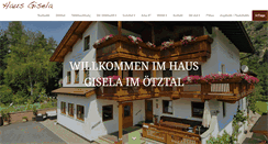 Desktop Screenshot of haus-gisela.at